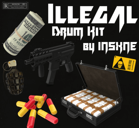 INSXNE 2021 Drill Drum Kit «ILLEGAL» WAV MiDi